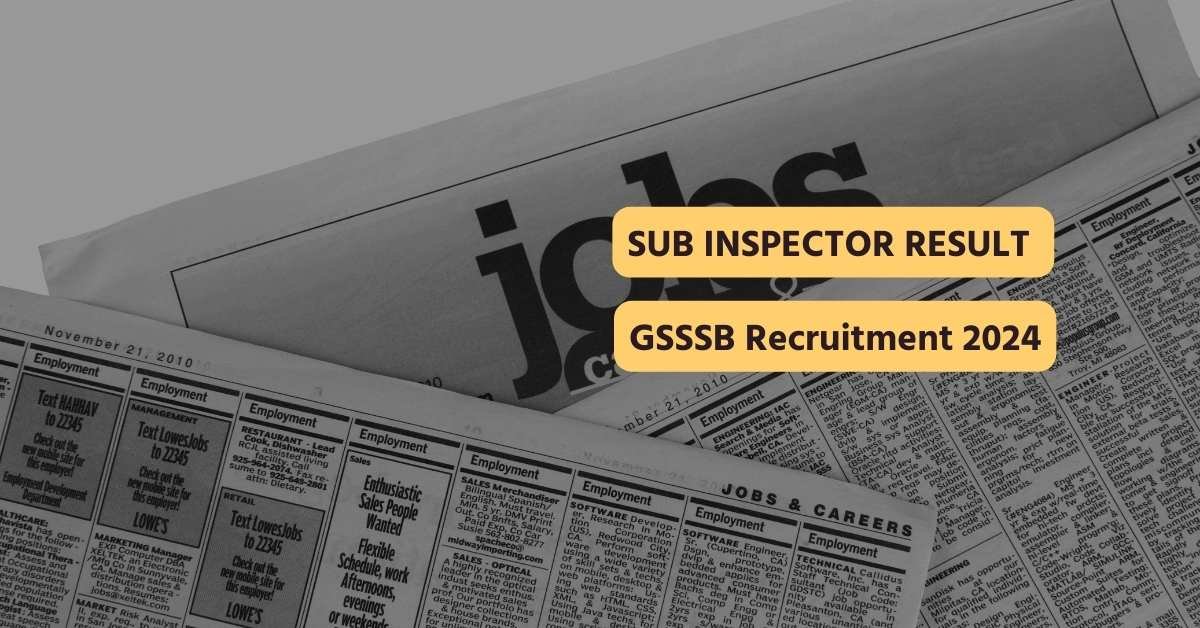 Sub Inspector result